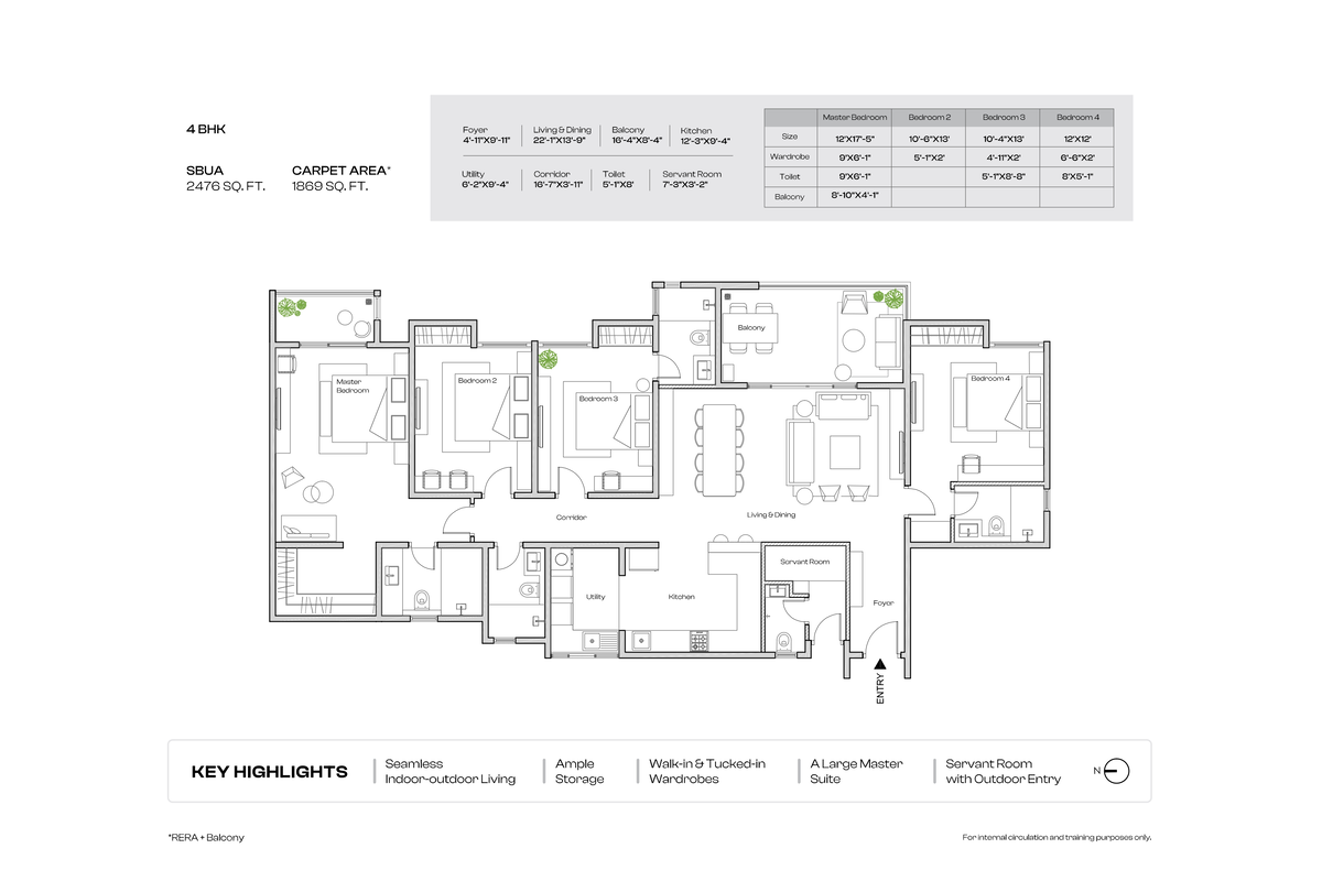 assetz kudlu 4 bhk floor plan