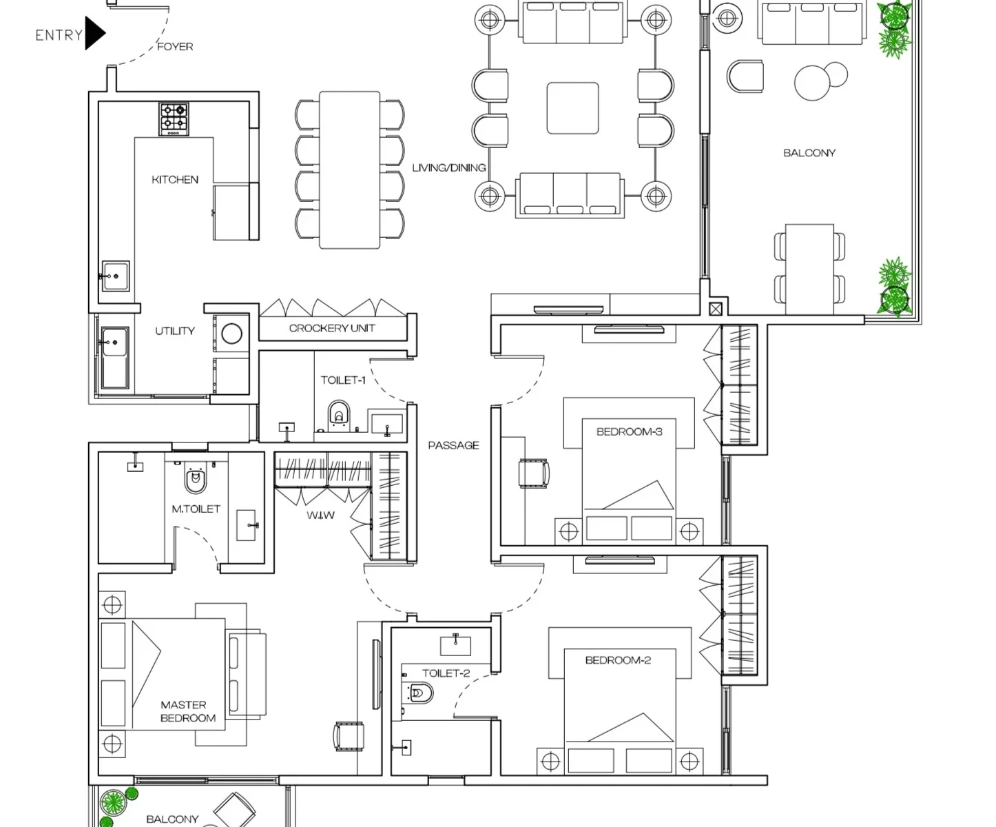 assetz zen & sato floor plan