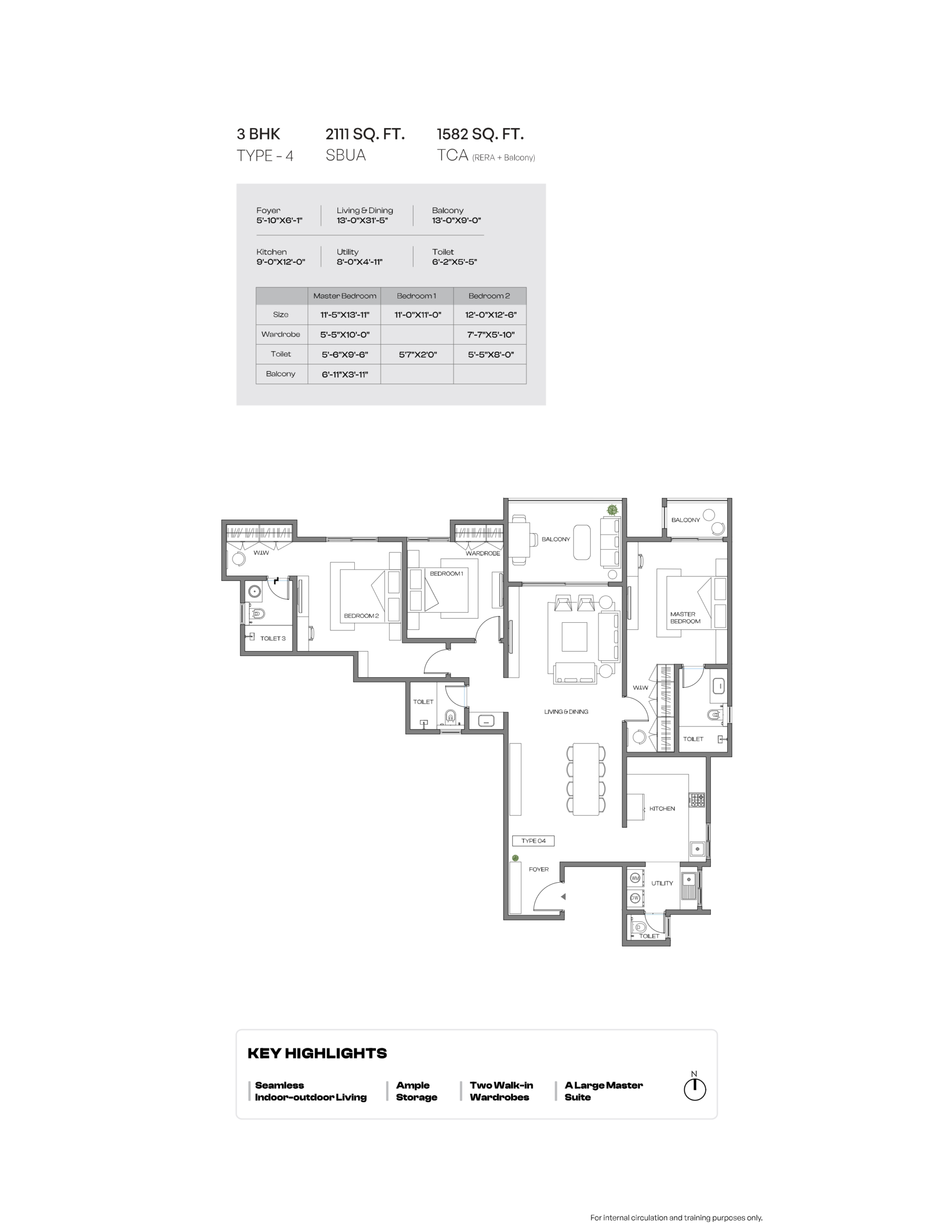 assetz codename altitude 3 bhk type 1 floor plan