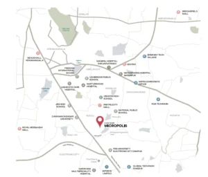 assetz micropolis kudlu map