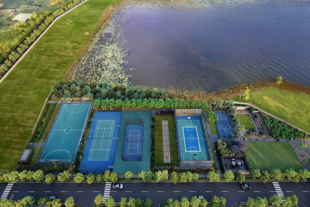 codename the hideaway aerial view