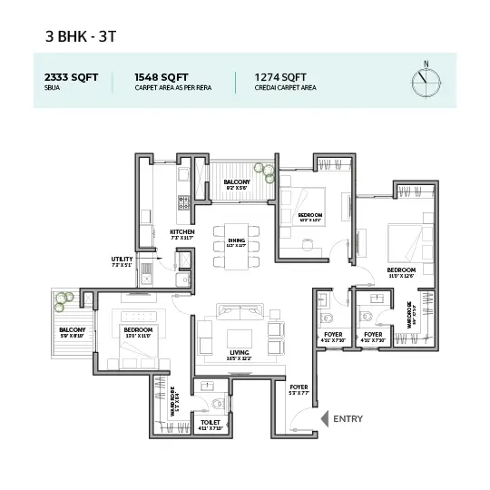 assetz canvas & cove 4 bhk floor plan