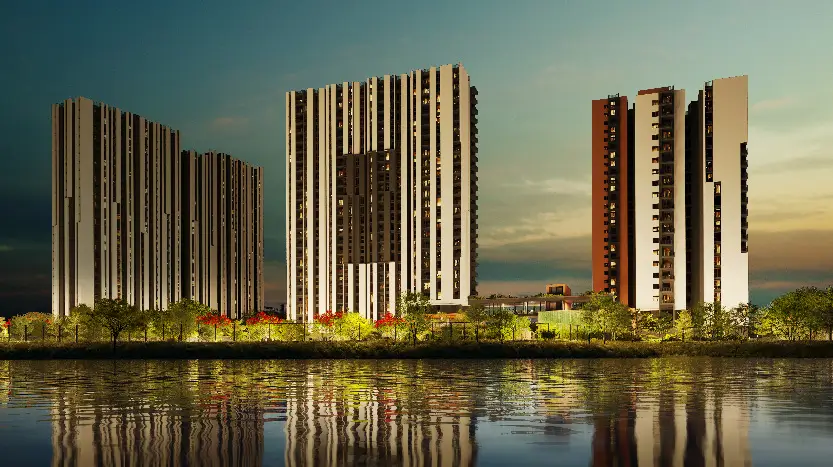 assetz canvas & cove night view