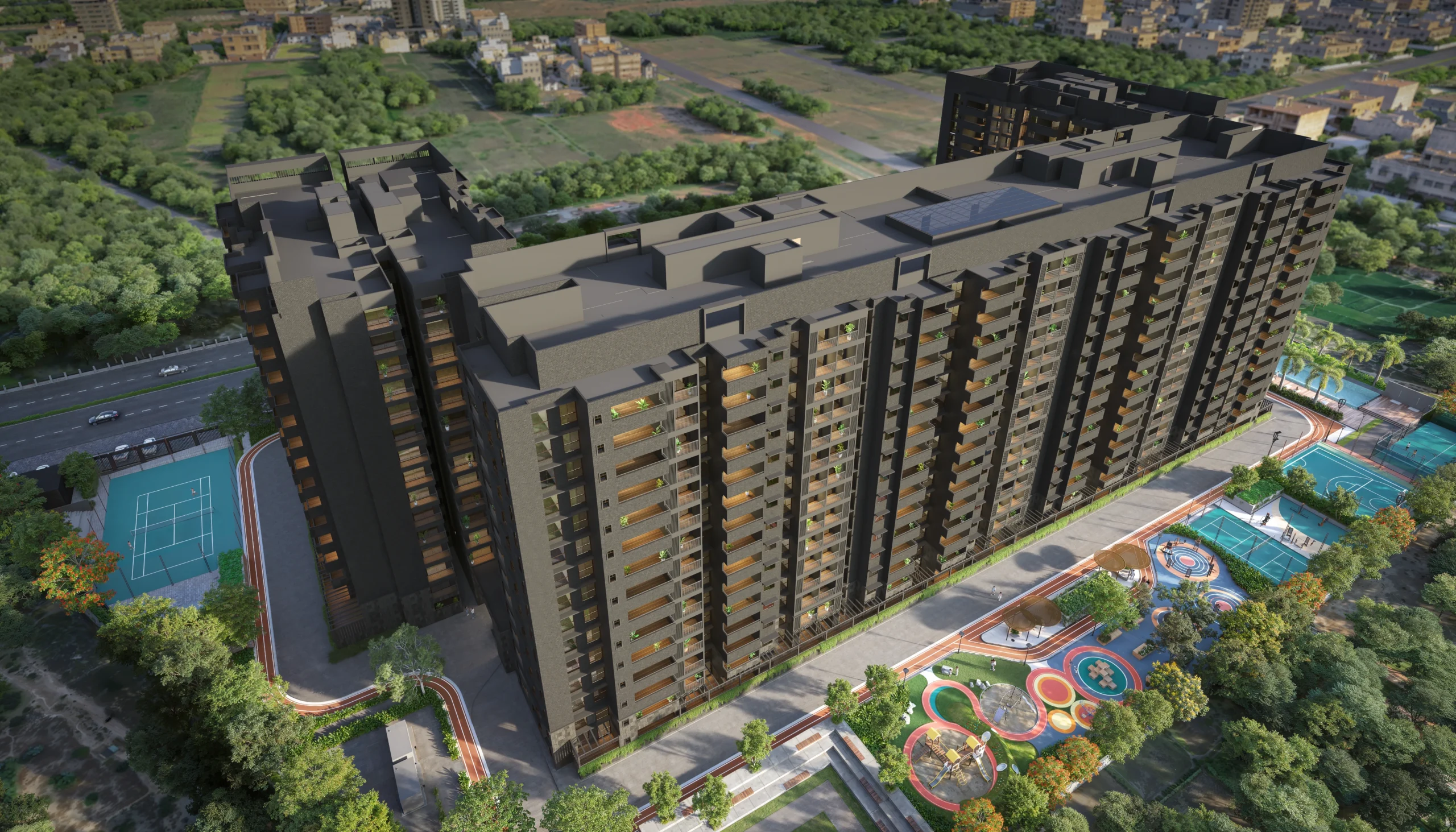assetz zen & sato aerial view