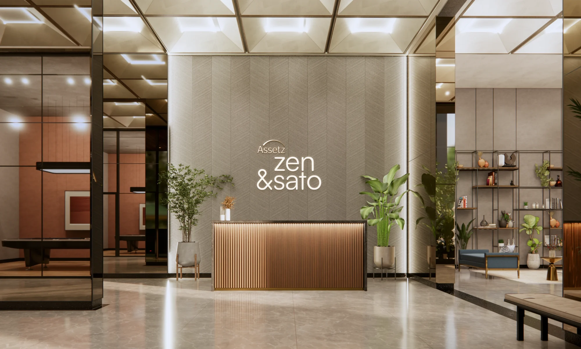 assetz zen & sato reception