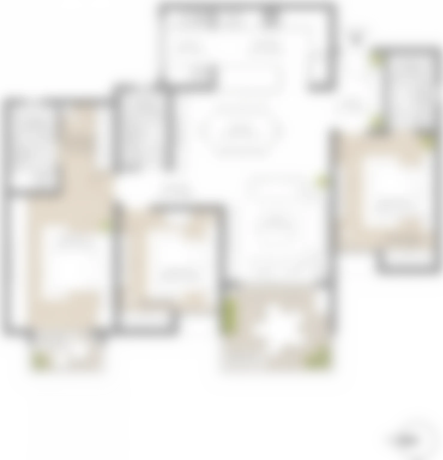 3 BHK - 3T Type 3 floor plan assetz codename sublime