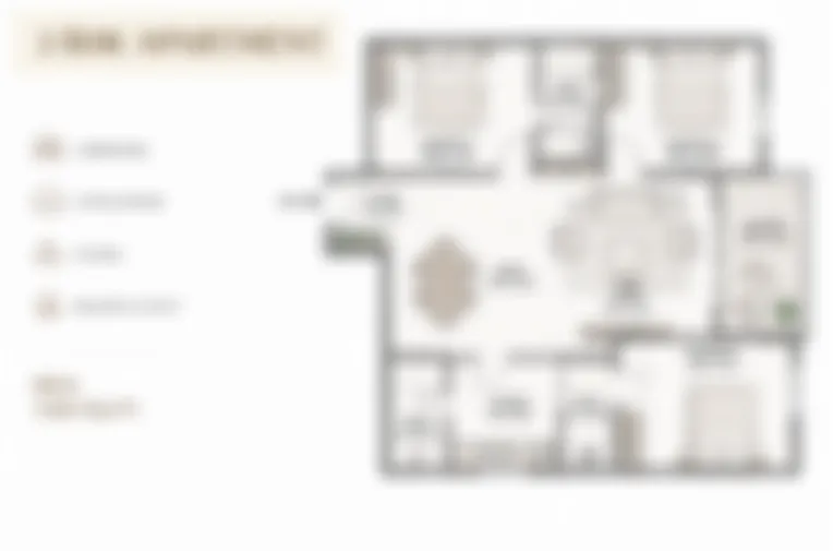 assetz kalkere 3 bhk apartment floor plan